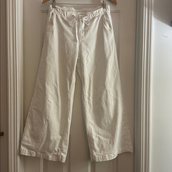 AE Stretch Low-Rise Ultra Wide-Leg Pull-On Jean white XS - Picture 5 of 8